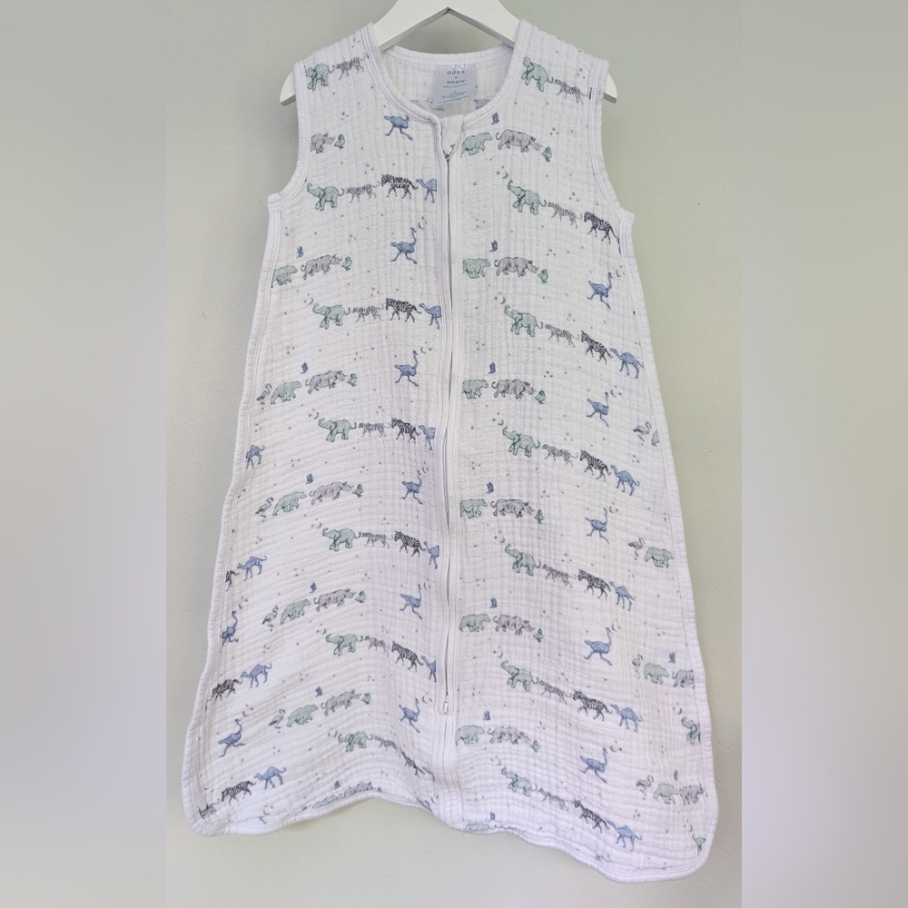 Aden + Anais | Muslin Sleep Sack in Rising Star Print | 12-18M or 76-85cm - Picture 2 of 9